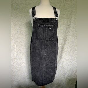 Wild Fable Distressed Jean Overall Dress